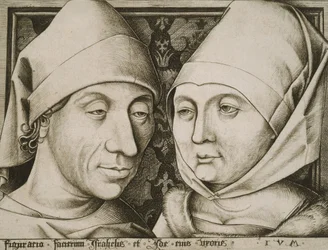 Autorretrato con su esposa, Ida